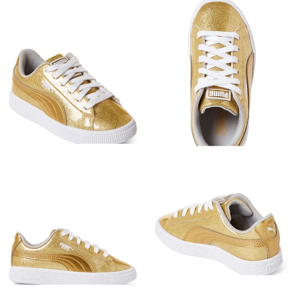 Puma Other - Puma Basket Metallic Sneakers 11c